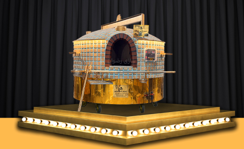 تنور رستورانی سنگک رضوان تنور رستورانی سنگک رضوان از نمای جلو سایز متوسط با قطر 2.200 سانتیمتر (تنور چرخدار و متحرک) تنور گردان رستورانی