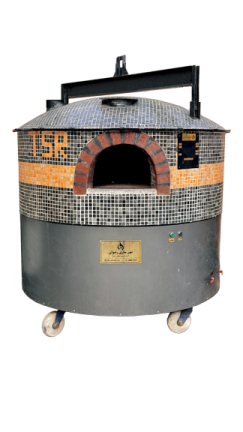تنور نان سنگک متحرک (چرخدار) سایز بزرگ تک دهانه - تنور سازی رضوان
